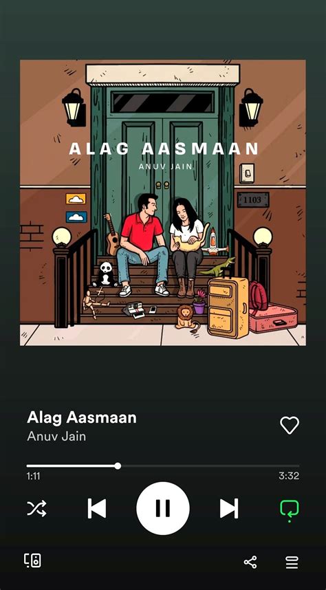 Explore the enchanting song 'Alag Aasmaan' by Anuv Jain on Spotify