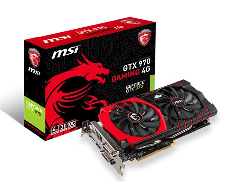 Specification GeForce GTX 970 GAMING 4G | MSI Global - The Leading ...