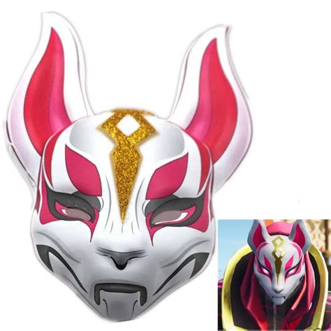 Fortnite Fox Drift Mask Cosplay Costume Fortnite Full Face Mask Halloween | eBay