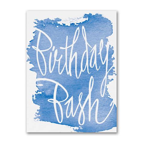 Birthday Bash – New and Blue