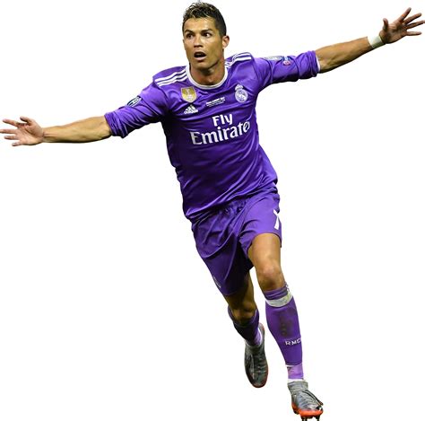 Cristiano Ronaldo Real Madrid football render - FootyRenders