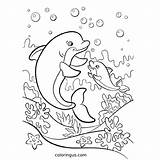 Ocean Coloring Pages Free Printable PDF sketch template