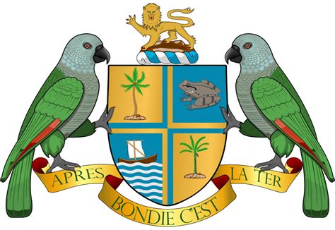 Dominica Flag and Coat of Arms SVG PNG . Dominiquais Caribbean - Etsy