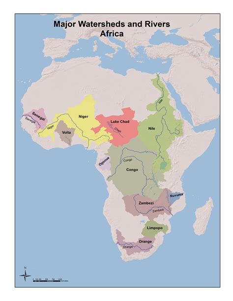 Major Watersheds and Rivers of Africa | Open Rivers Journal