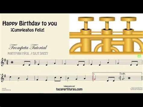 happy birthday sheet music trumpet - Angelia Dugan