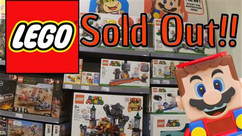 New Stock At The LEGO STORE? In Store EXCLUSIVE? Mario SOLD OUT!!(Vlog) - YouTube