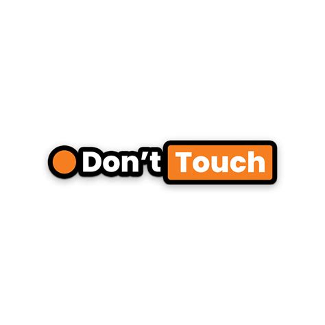 Dont touch - Reflective – Funkez