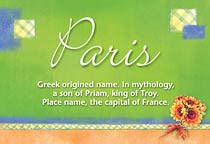 Paris Name Meaning - Paris name Origin, Name Paris, Meaning of the name Paris, Baby Name Paris