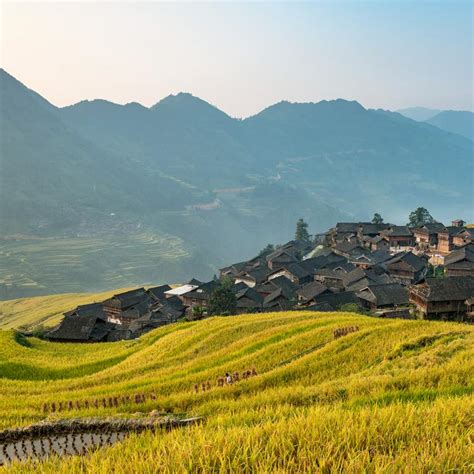 Jiabang Rice Terraces - Mountains, clouds and rice fields, the right recipe for an epic landscape.