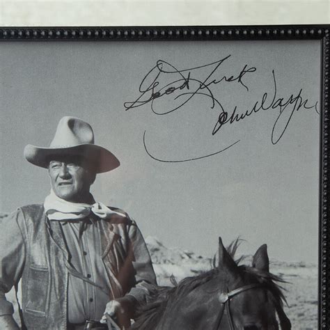 John Wayne Autograph Photo - SOLD — Art Blackburn