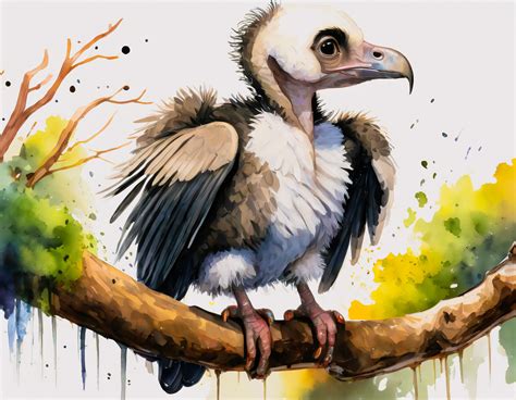 Fall Vulture, Watercolor, Painting Free Stock Photo - Public Domain ...