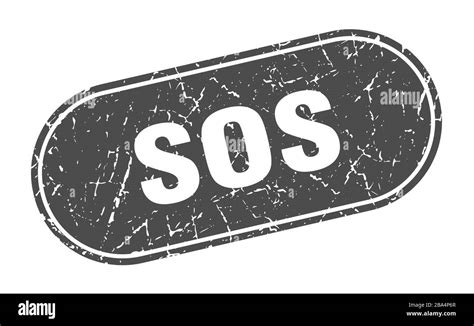 sos sign. sos grunge black stamp. Label Stock Vector Image & Art - Alamy