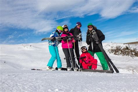 Family on the ski vacation — Stock Photo © vladislavgajic #64357707