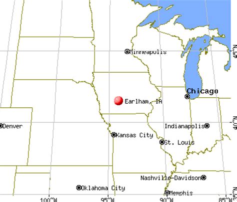 Earlham, Iowa (IA 50072) profile: population, maps, real estate, averages, homes, statistics ...