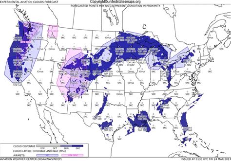 US Cloud Cover Map [United States Cloud Cover Map]