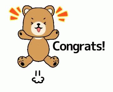 Congrats Congratulations GIF - Congrats Congratulations JumpingUpAndDown - Discover & Share GIFs