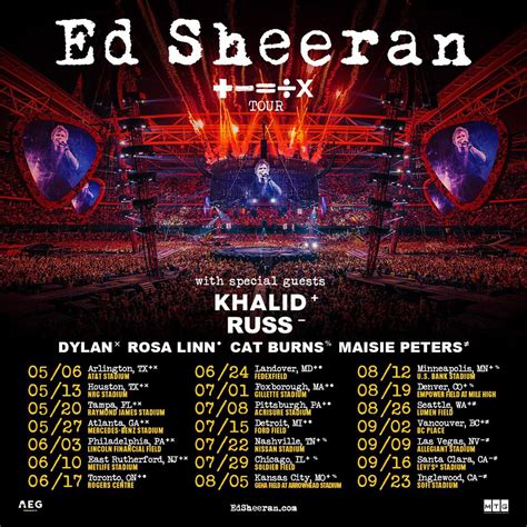 How to snag Ed Sheeran tickets for his 2023 Mathematics Tour - al.com