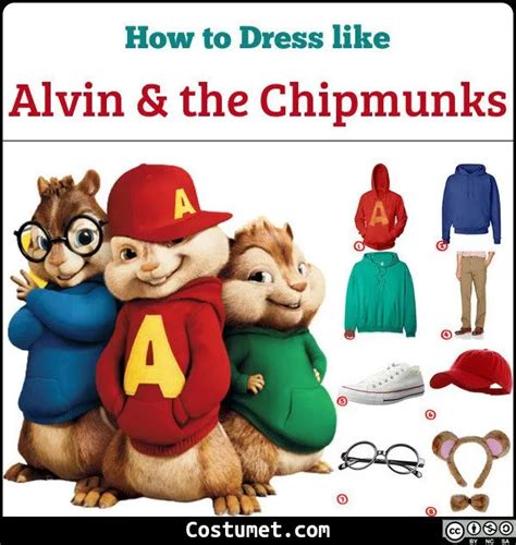 Alvin and the Chipmunks Costume for Cosplay & Halloween 2022 | Alvin ...