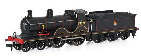 Dapol 4S-027-004 Wainwright D Class BR Lined Black Early Crest 4-4-0 Steam Locomotive No.31574 ...