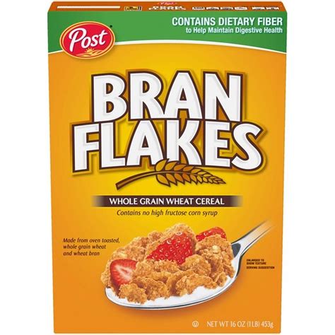 Bran Flakes Whole Grain Wheat Cereal (16 oz) - Instacart