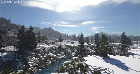 Winter Taiga (2K x 2K) Minecraft Map