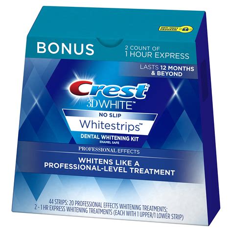 Crest 3D White Professional Effects Whitestrips Whitening Strips Kit – Sleek Markets