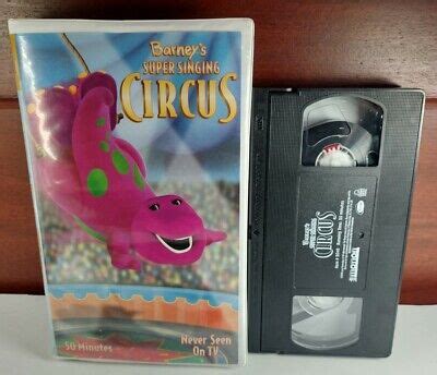 BARNEY - SUPER Singing Circus (VHS, 2000) $9.79 - PicClick CA