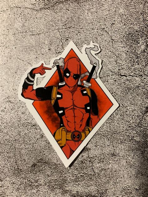 Deadpool Sticker - Etsy