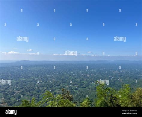 An aerial view of the bamboo sea in southern Sichuan located in Yibin ...