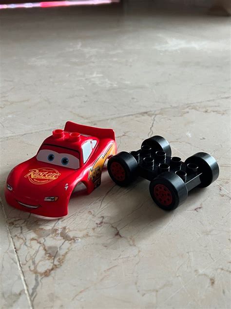 Lightning Mc Queen Cars LEGO, Hobbies & Toys, Toys & Games on Carousell