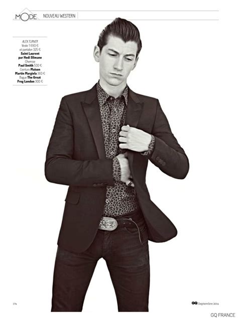 Arctic Monkeys' Alex Turner Stars in Western Themed Shoot for GQ France September 2014 Issue