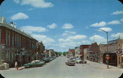 Main Street, Smith Center, Kansas Postcard