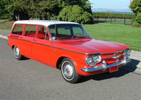 1961 CHEVROLET CORVAIR 4 DOOR STATION WAGON - Front 3/4 - 61289