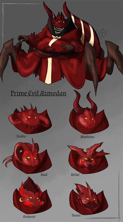 Diablo - Prime Evil Azmodan concept art by kenyizsu on DeviantArt