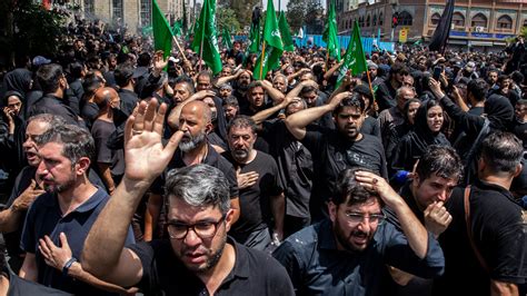 Iran’s Ashura Rituals Have Become a New Form of Protest - The New York Times