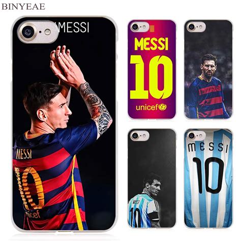 BINYEAE Lionel Messi Clear Cell Phone Case Cover for Apple iPhone 4 4s ...