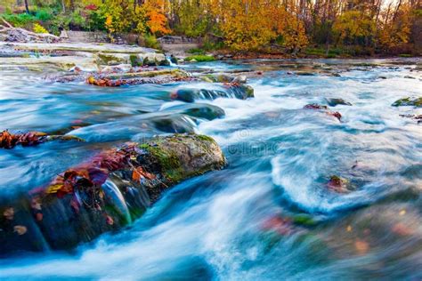 Hocking River in Ohio stock photo. Image of color, october - 75323200