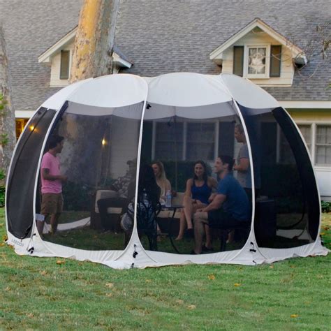 Screen House Tent Instant Outdoor Canopy Pop Up Gazebo 15x15 Gray ...