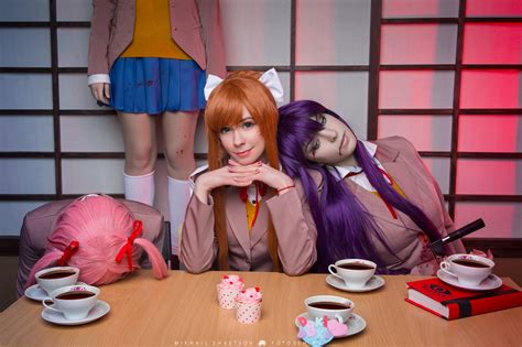 DDLC Group Cosplay | Doki Doki Literature Club | Know Your Meme