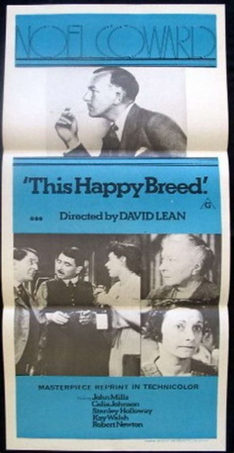 All About Movies - This Happy Breed Daybill Movie poster