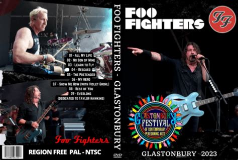 FOO FIGHTERS Live At Glastonbury Festival 2023 DVD | DVD Rock Depot | Only Rare DVDs