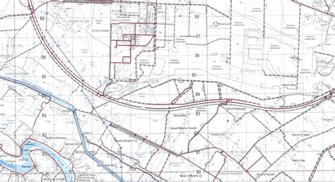 Fallujah, Iraq City Topographical Map – Battle Archives