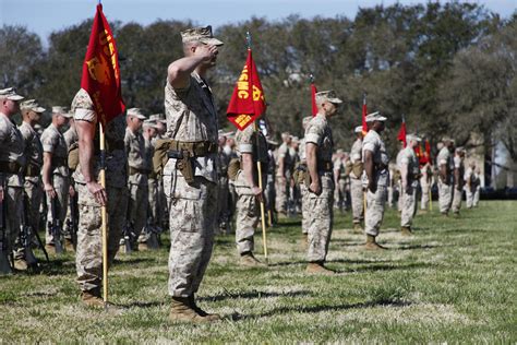 Marine Corps Security Force Regiment Sergeant Major Post and Relief Ceremony