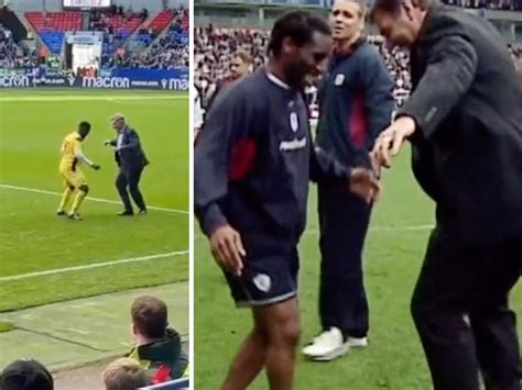 Big Sam and Jay-Jay Okocha recreate iconic celebration from their ...