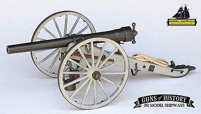 Model-Shipways Napoleon 1857 12-Pounder Cannon Model Cannon Kit 1/16 Scale #4003