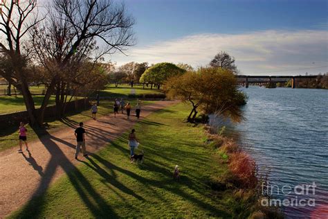 Lake Austin hike and bike trail make a runners paradise in austin texas Photograph by Dan Herron ...