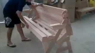 Plans Picnic Table Bench Combo - WoodWorking Projects & Plans
