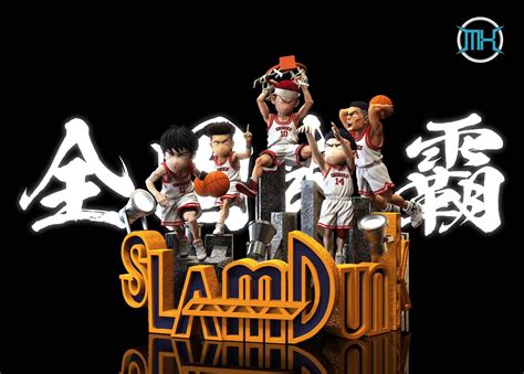 The Shohoku Team - SLAM DUNK Resin Statue - MX Studios [Pre-Order ...