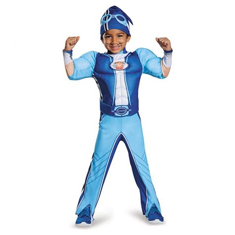 Nickelodeon's LazyTown Sportacus Muscle Chest Toddler Costume Large 4-6