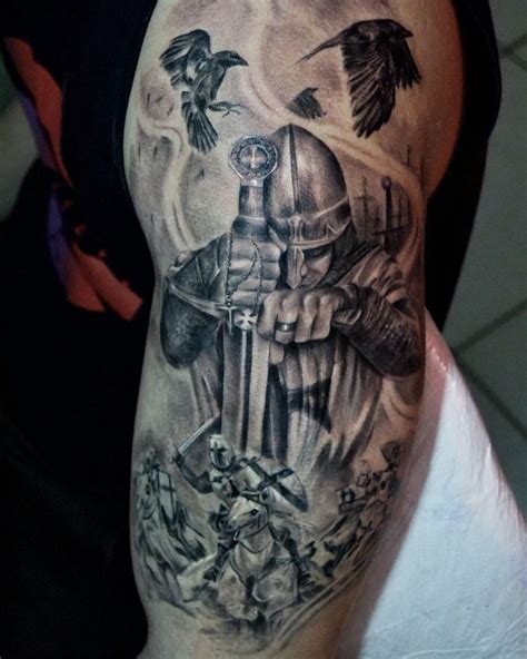 42+ Awesome Knights templar tattoo sleeve image ideas